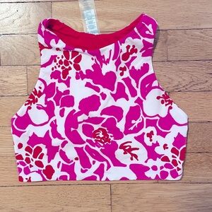 Carve Designs Sanitas Reversible Floral Swim/Crop Top Women’s S